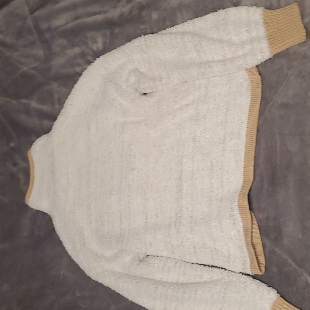 Women's Cropped Freshman 1996 Fuzzy Sweater S - Picture 6 of 6